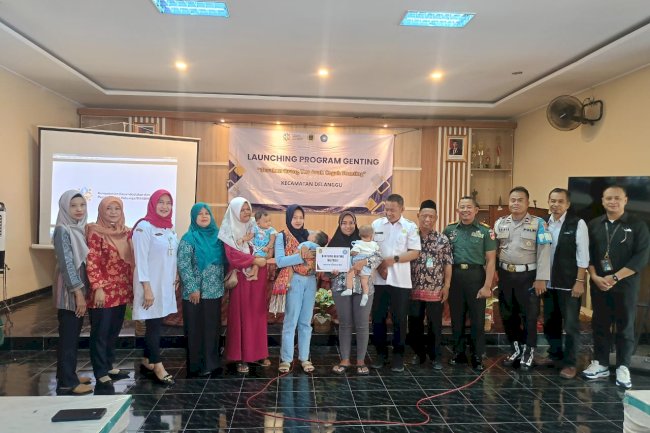 LAUNCHING PROGRAM GENTING – Gerakan Entaskan Stunting Terintegrasi oleh TP PKK Kecamatan Delanggu