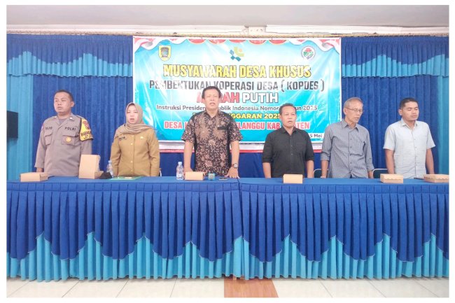 Persiapan Musdes Khusus Pembentukan Kopdes Merah Putih Dimulai: Sinergi Pemerintah Desa untuk Kemandirian Ekonomi Warga