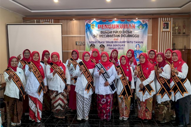 Pengukuhan Bunda PAUD Se-Kecamatan Delanggu: Wujud Komitmen Bersama Membangun Pendidikan Usia Dini yang Berkualitas