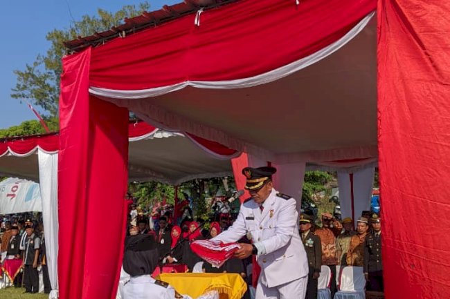 Upacara Pengibaran Bendera HUT RI ke-80 di Kecamatan Delanggu Berlangsung Khidmat dan Meriah