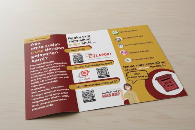 Suara Anda, Perubahan Kami | Pintu Pengaduan Resmi Kecamatan Delanggu