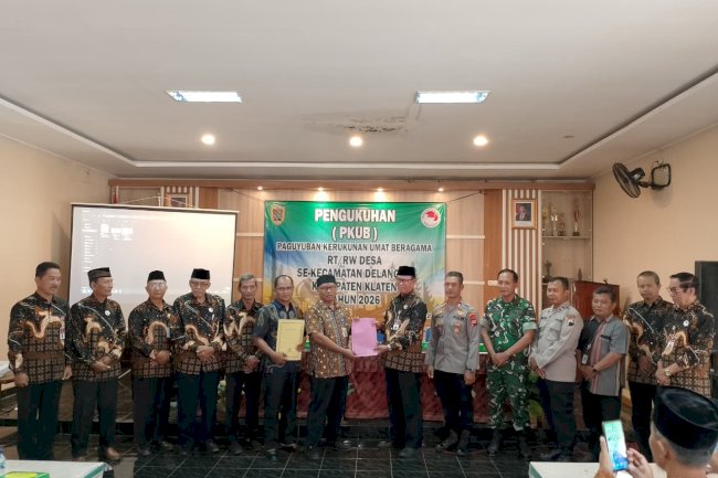 Pengukuhan PKUB Kecamatan Delanggu Perkuat Sinergi dalam Menjaga Kerukunan Umat Beragama
