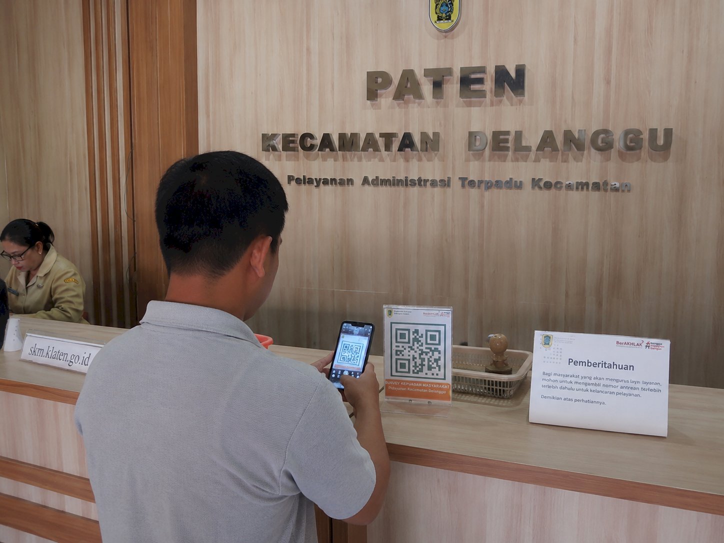 Masyarakat Puas dengan Pelayanan Kecamatan Delanggu, Raih Nilai 85,52