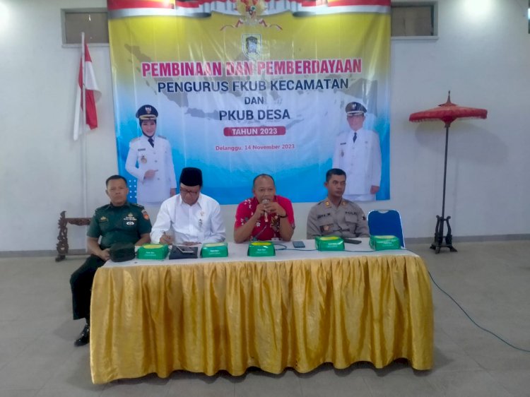 Pembinaan dan pertemuan Forum Umat Beragama Kecamatan Delanggu
