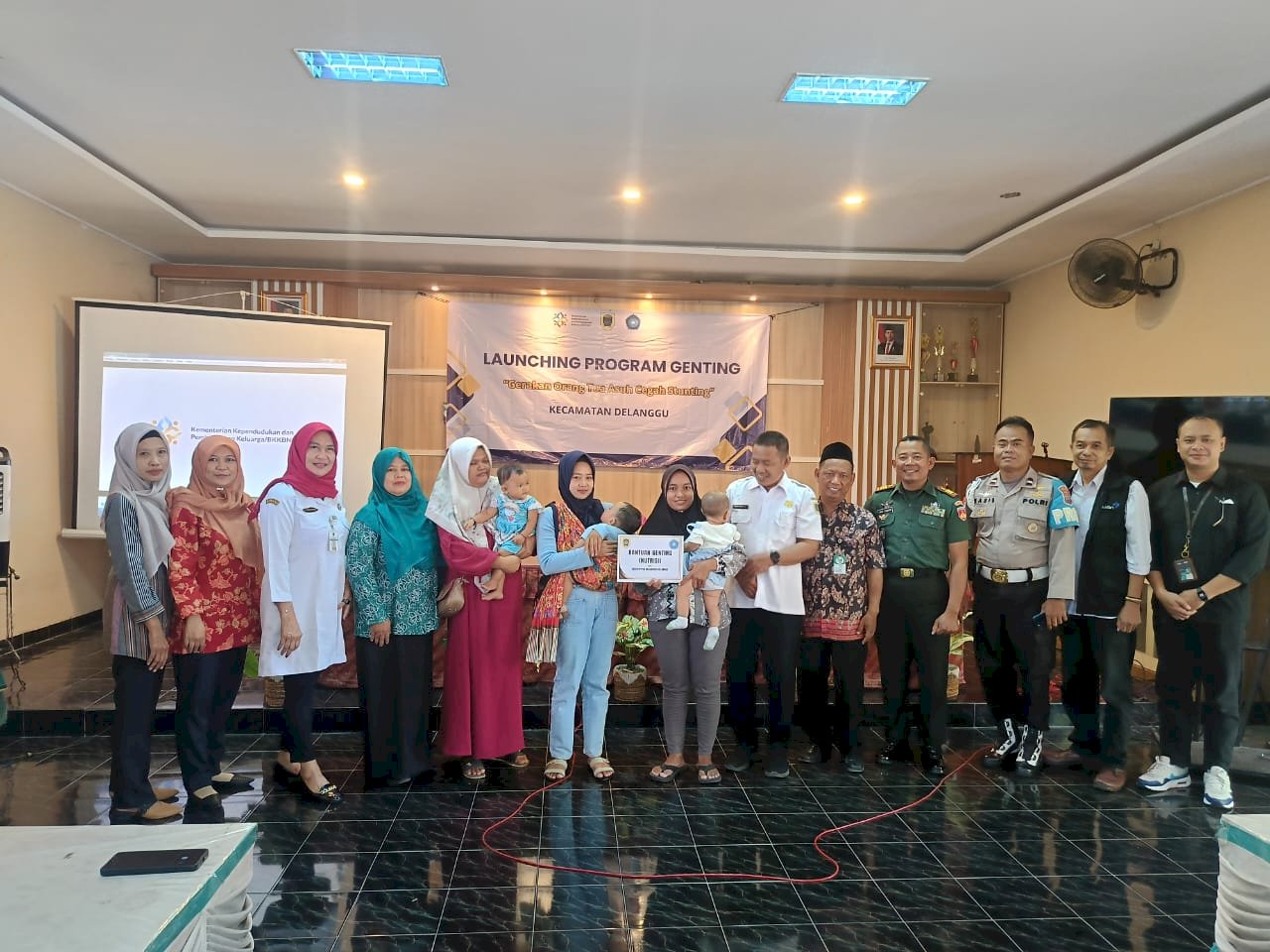 LAUNCHING PROGRAM GENTING – Gerakan Entaskan Stunting Terintegrasi oleh TP PKK Kecamatan Delanggu