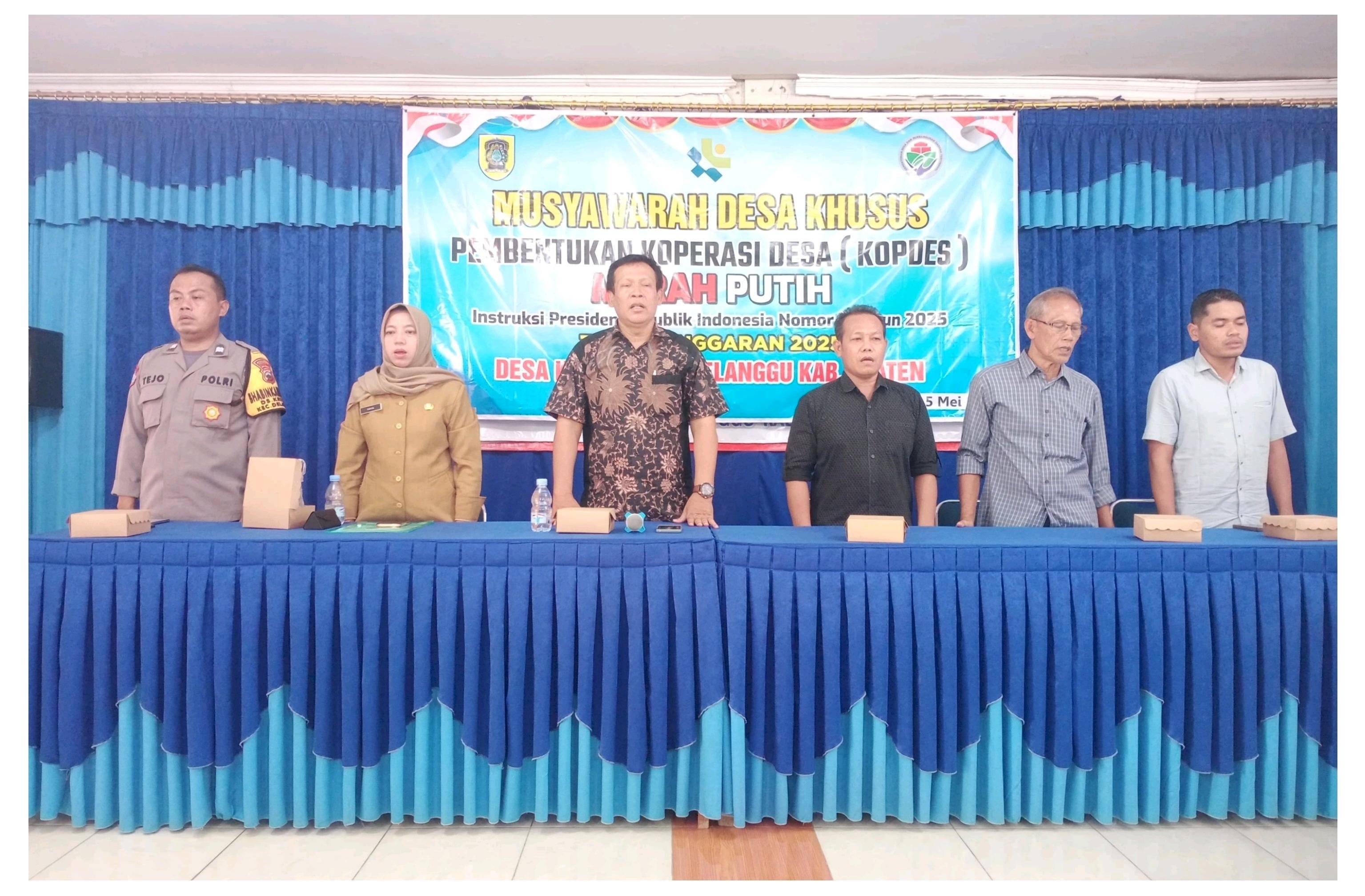 Persiapan Musdes Khusus Pembentukan Kopdes Merah Putih Dimulai: Sinergi Pemerintah Desa untuk Kemandirian Ekonomi Warga