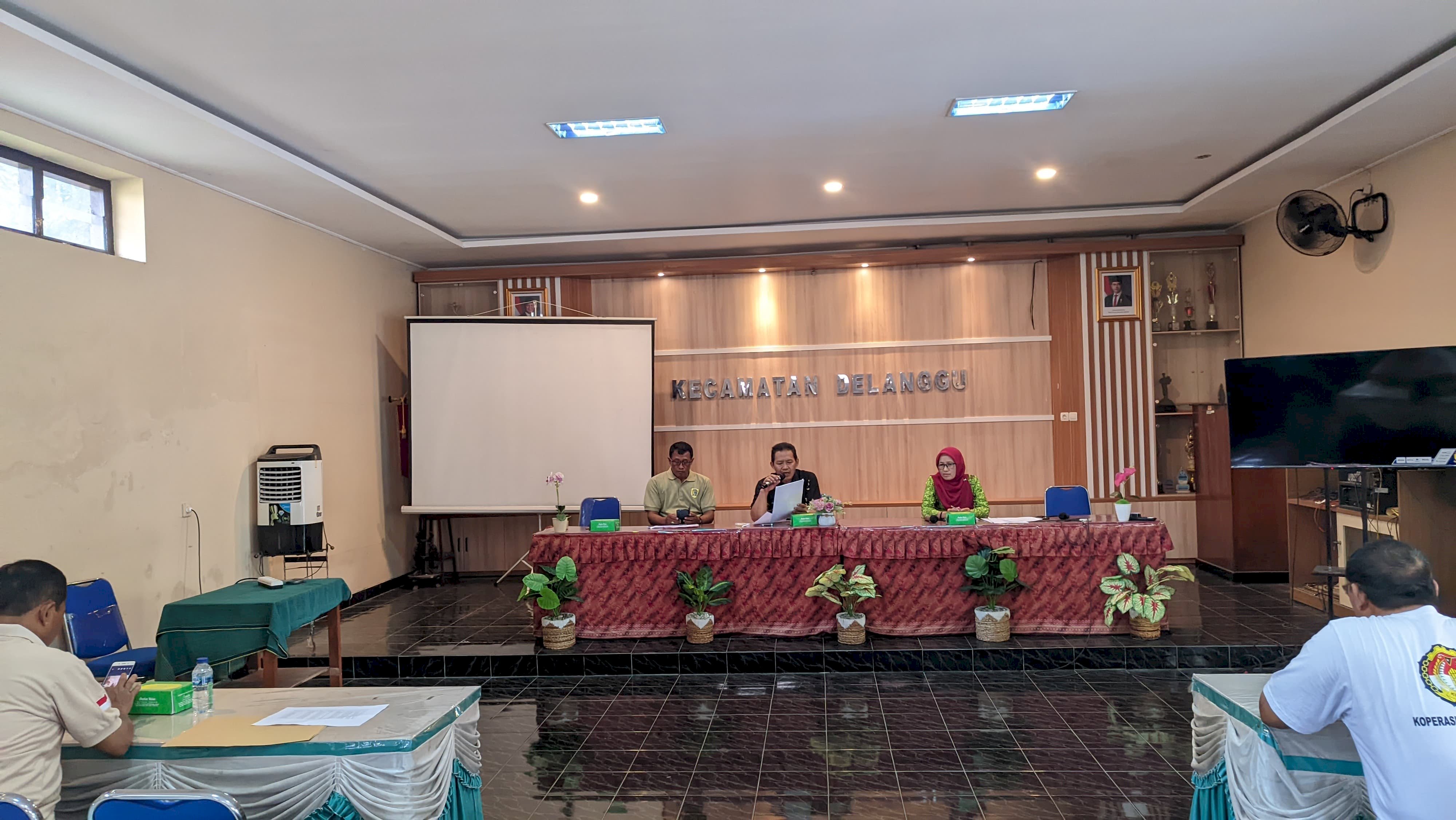 Perkuat Sinergi, Kecamatan Delanggu Gelar Rapat Koordinasi Kepala Dusun untuk Optimalkan Capaian PBB 2025