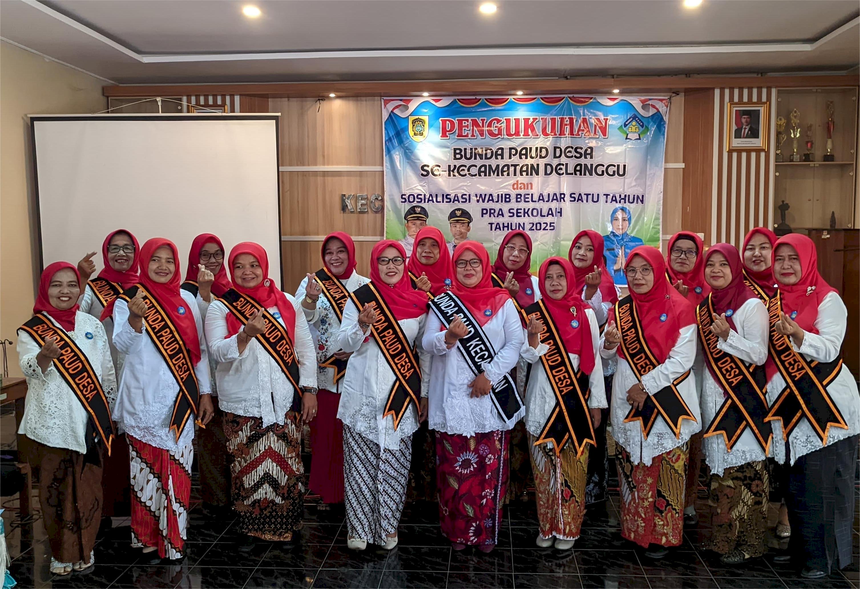 Pengukuhan Bunda PAUD Se-Kecamatan Delanggu: Wujud Komitmen Bersama Membangun Pendidikan Usia Dini yang Berkualitas