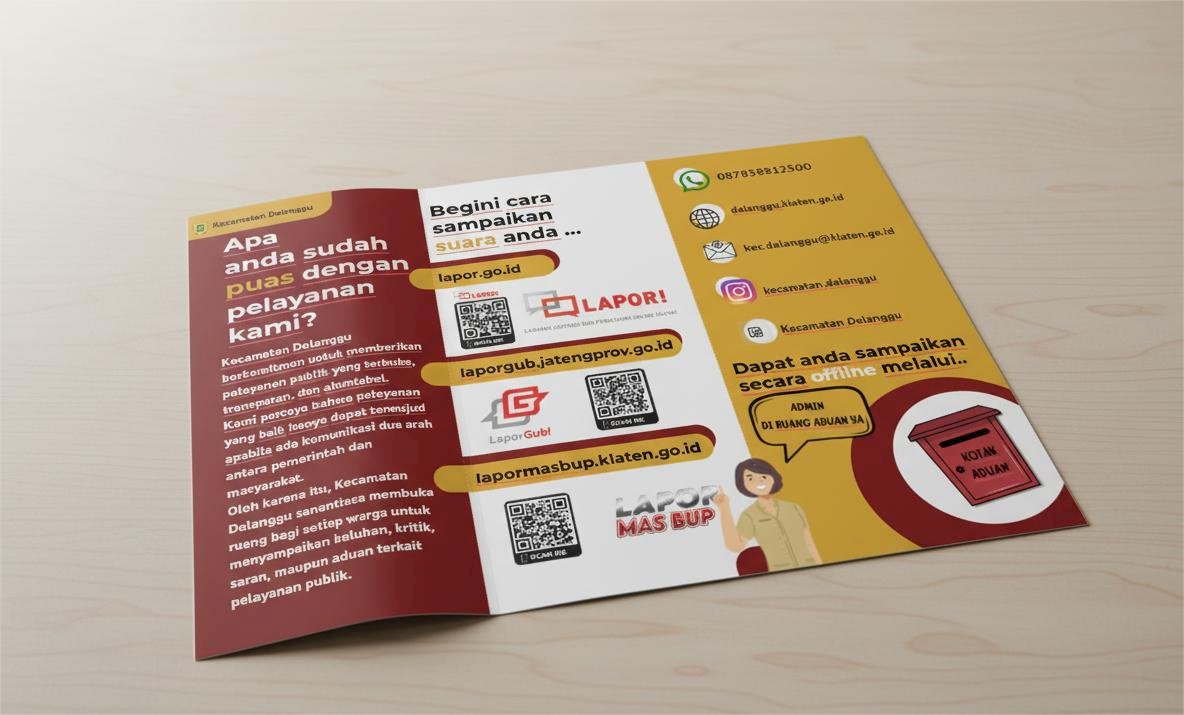 Suara Anda, Perubahan Kami | Pintu Pengaduan Resmi Kecamatan Delanggu